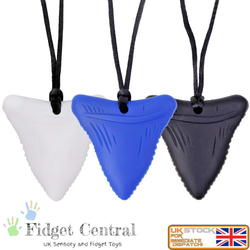 Shark tooth chew necklace - shark,