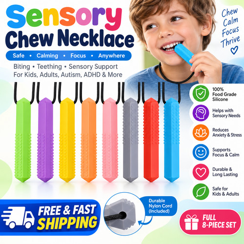 Sensory chew necklace - chew, biting