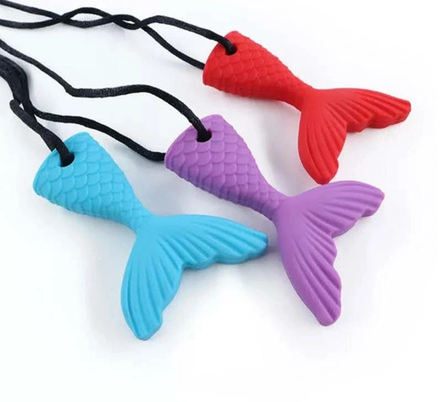 Mermaid chew necklace - necklace, kids