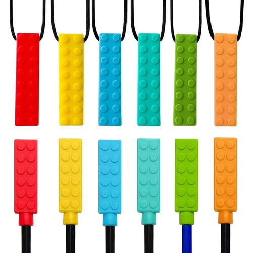 Brick chew necklace chewlery - brick,