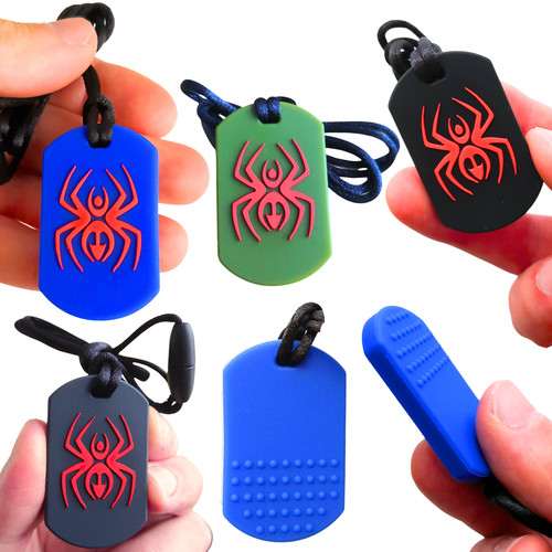 Chewelry spider necklace - necklace, chew