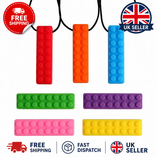 Brick chew necklace chewlery - brick,