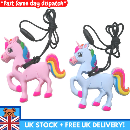 Chewy unicorn pony - pony, necklace