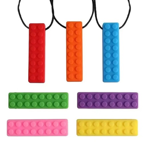 Brick chew necklace chewlery - brick,