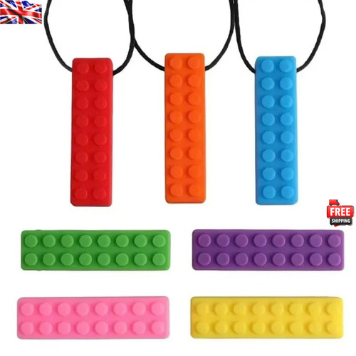 Brick chew necklace chewlery - brick,