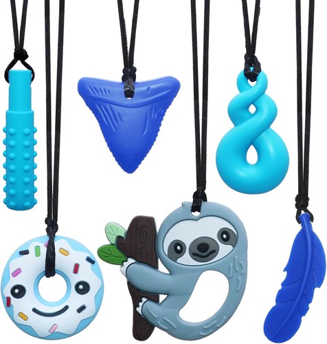 Sensory chew necklaces - necklaces, pack