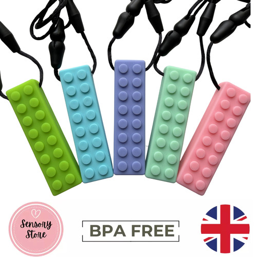 Brick chew necklace chewlery - brick,