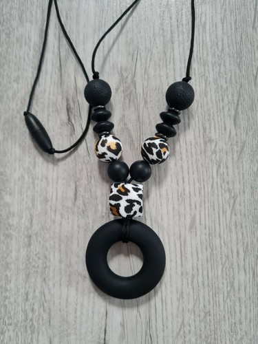 Silicone teething necklace - silicone,