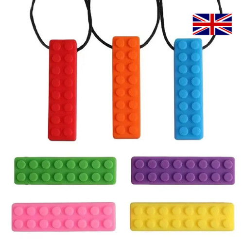 Brick chew necklace - chew,