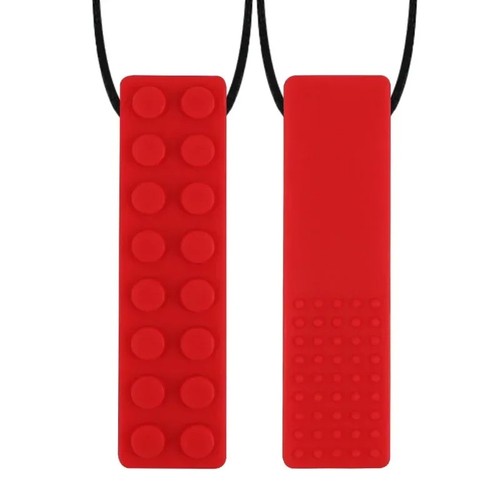 Brick chew necklace chewlery - brick,